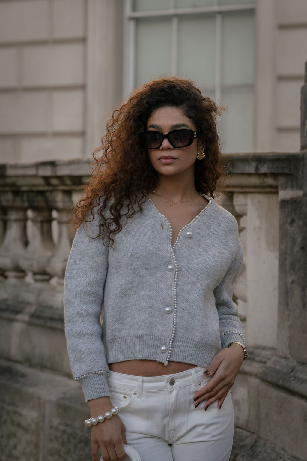 Perry Cardigan in Grey