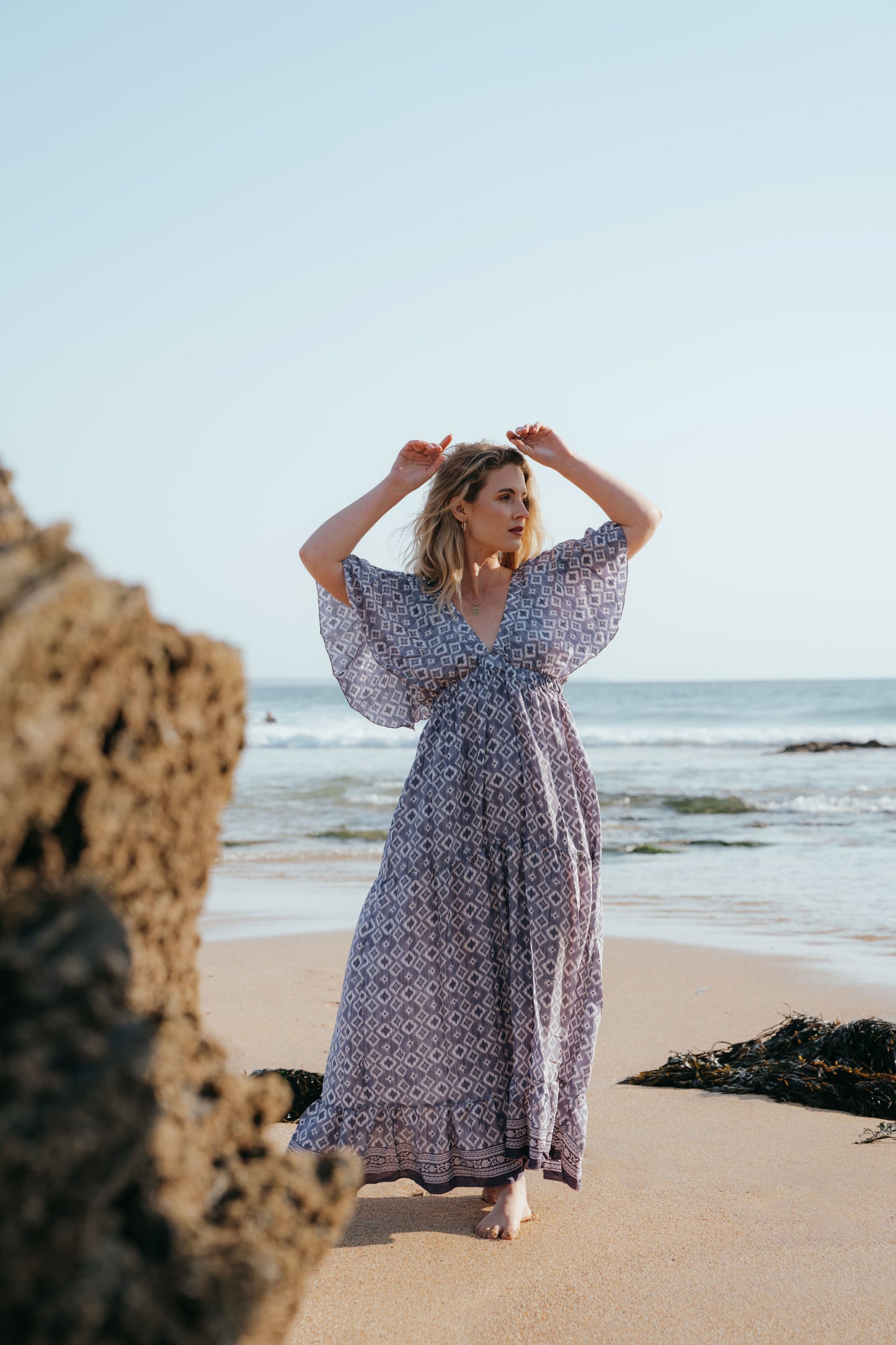 Shop the Etta dress from Anetos London's collection of effortlessly beautiful dresses.