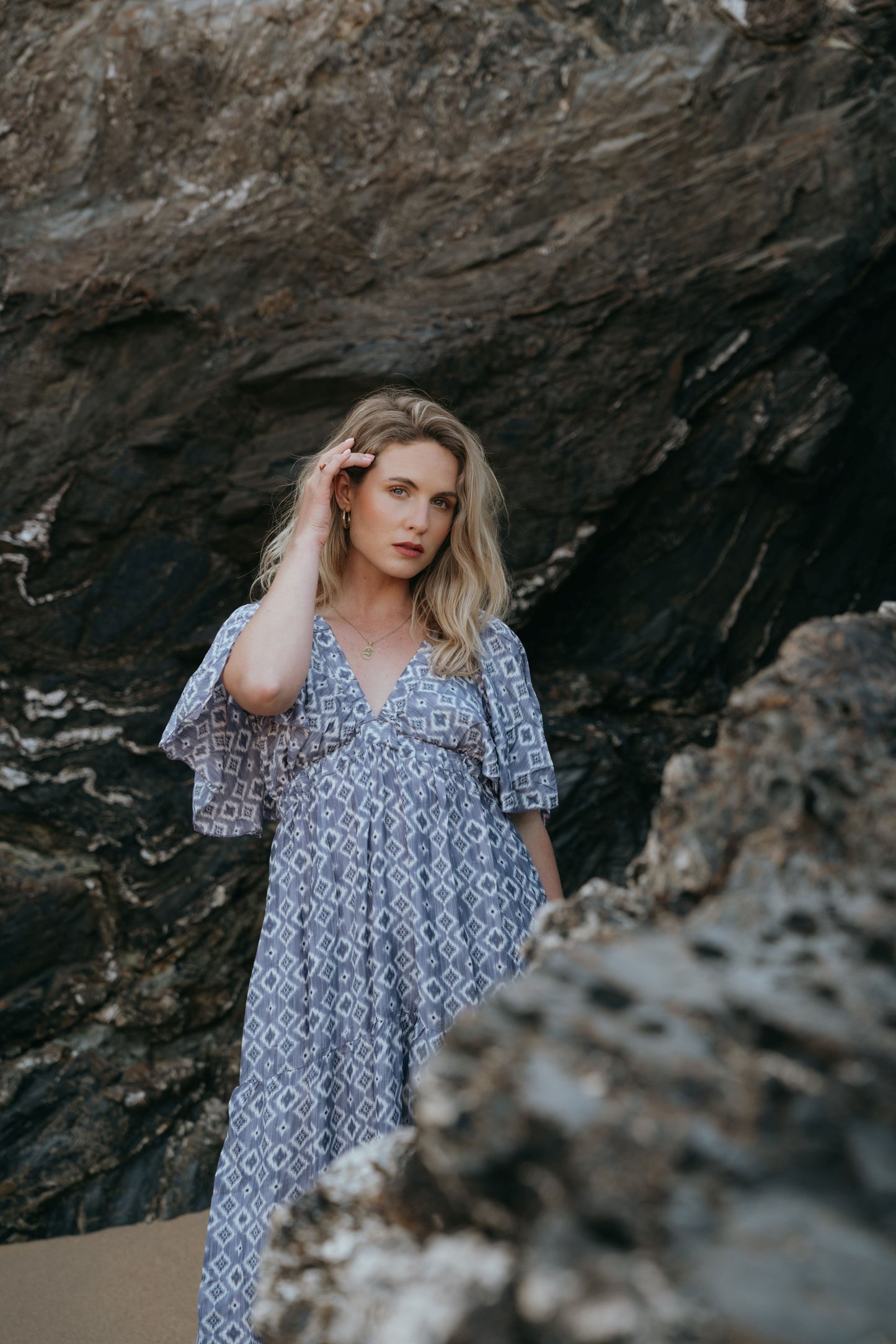 Shop the Etta dress from Anetos London's collection of effortlessly beautiful dresses.