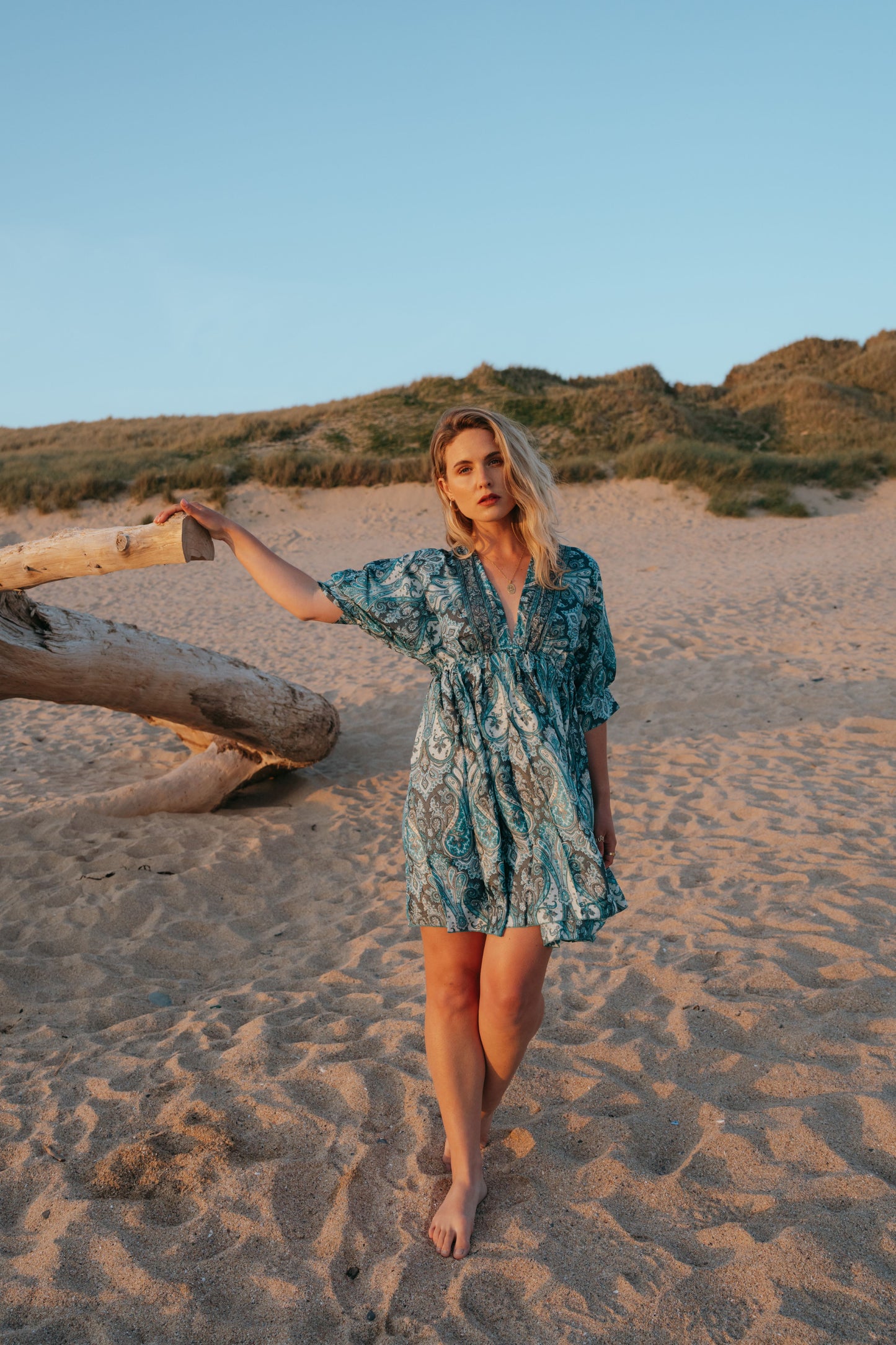 Shop the Sami dress from Anetos London's range of timeless and relaxed pieces.
