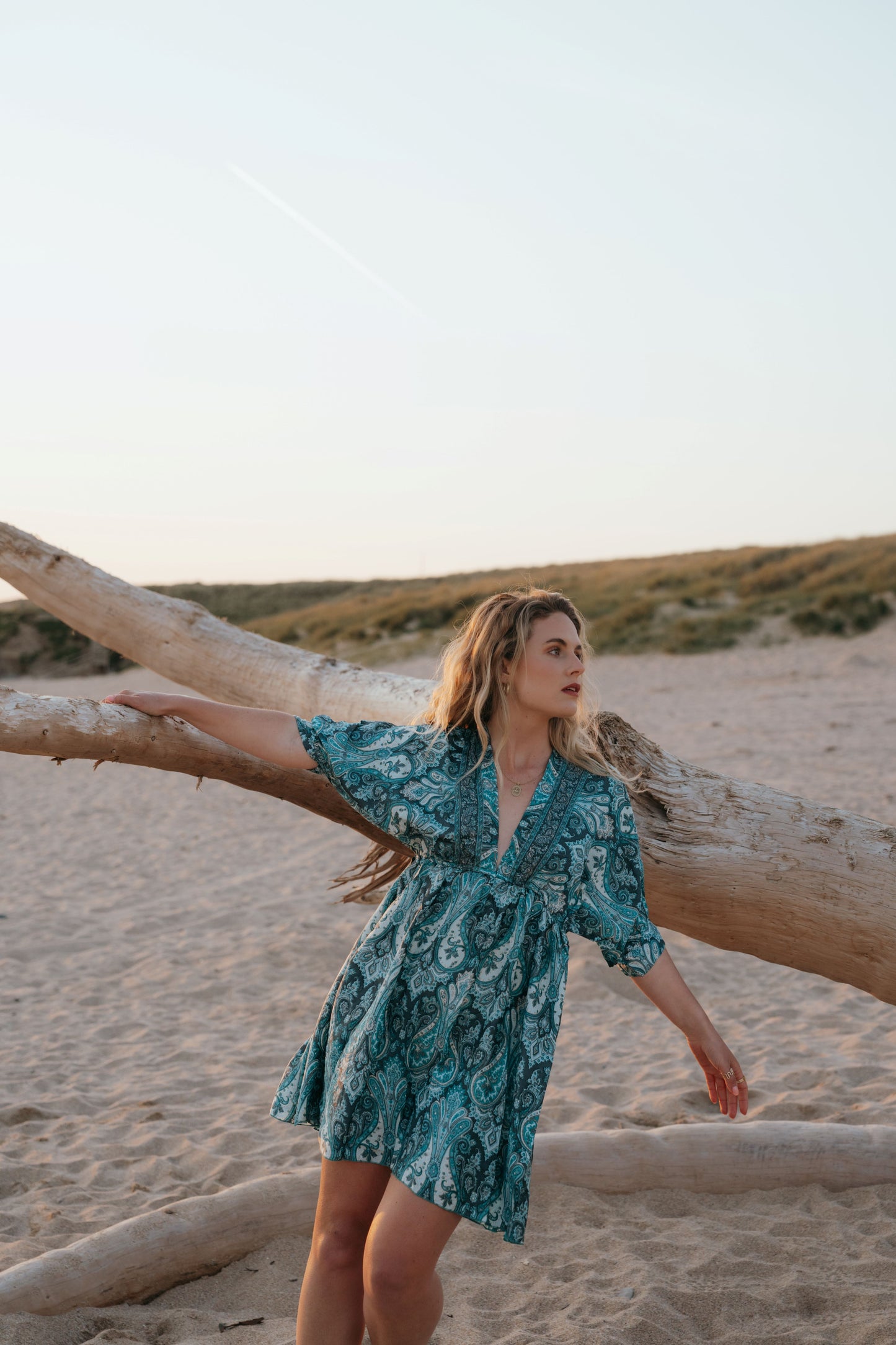 Shop the Sami dress from Anetos London's range of timeless and relaxed pieces.