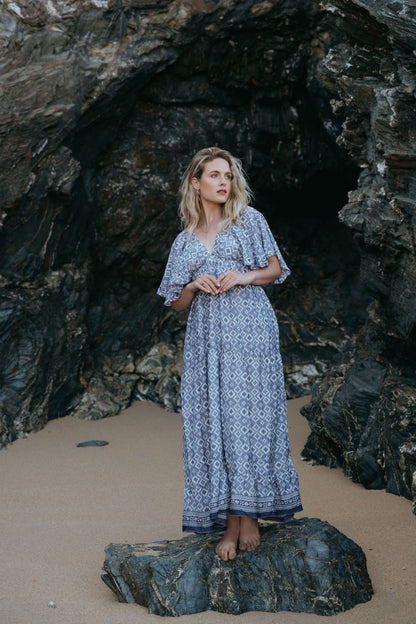 Shop the Etta dress from Anetos London's collection of effortlessly beautiful dresses.