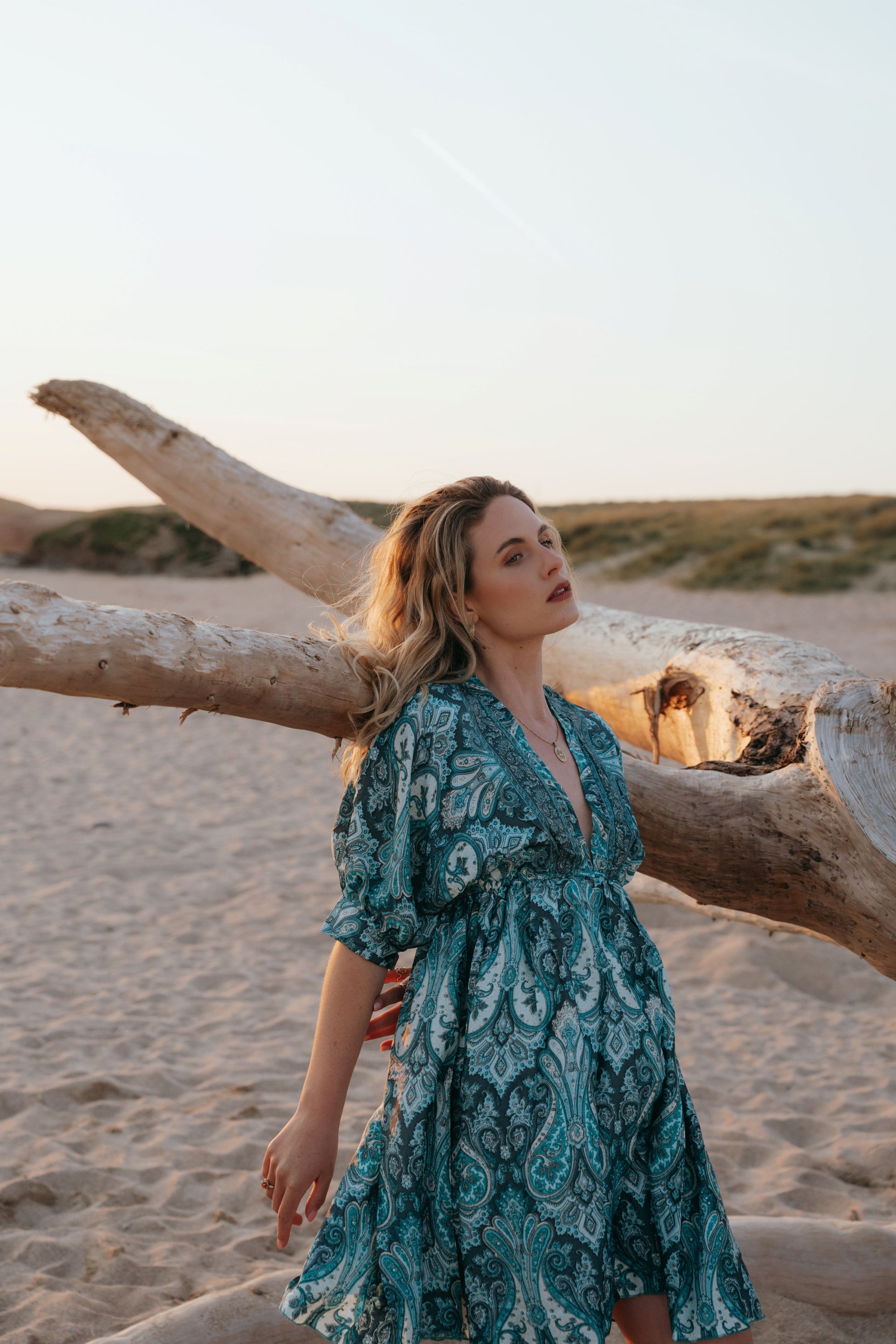 Shop the Sami dress from Anetos London's range of timeless and relaxed pieces.